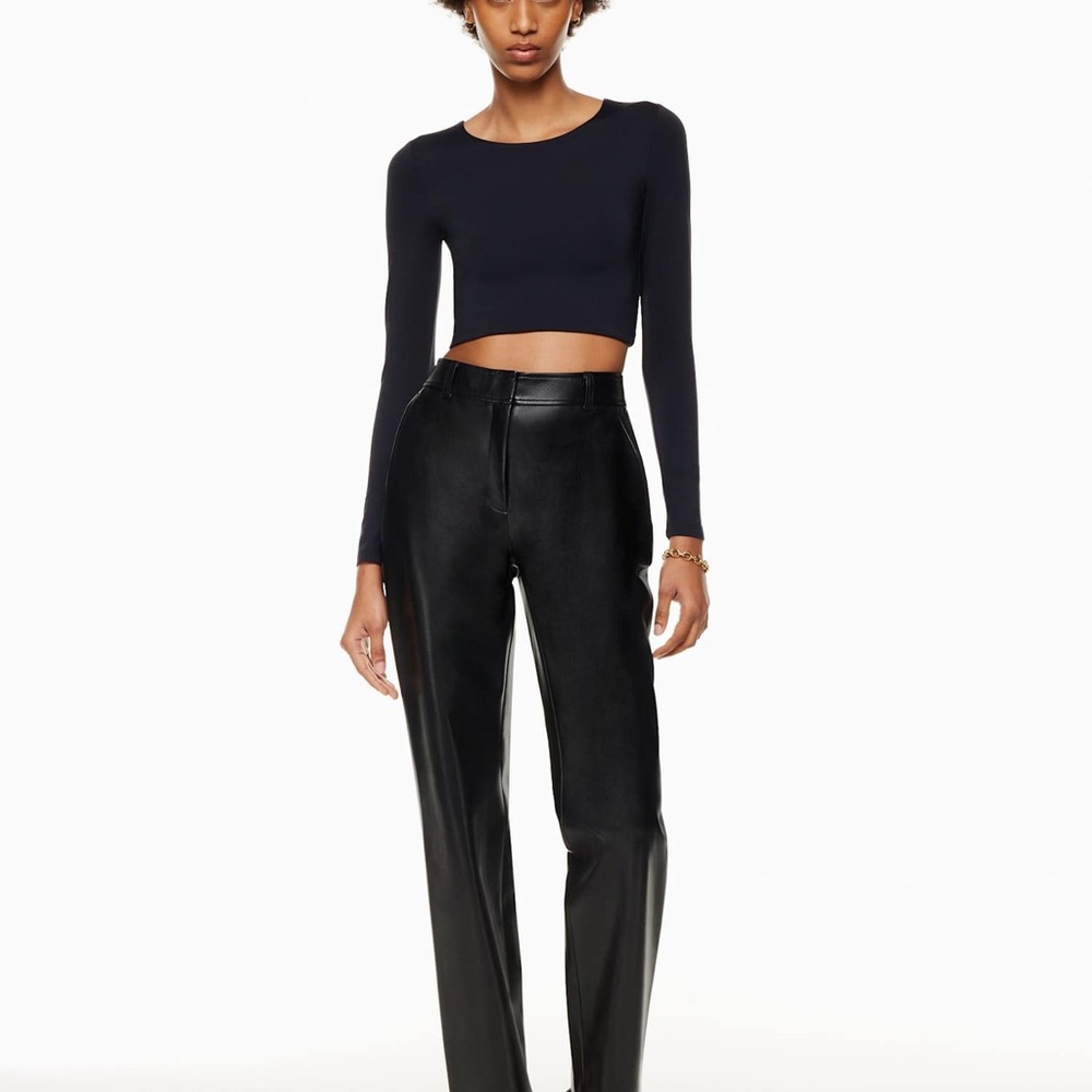 Babaton Black Drawstring Skirt
